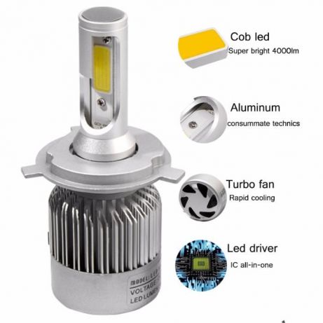 C6 LED Sijalice 36W H1,H4(kratko-dugačko), H7 NOVO! 2
