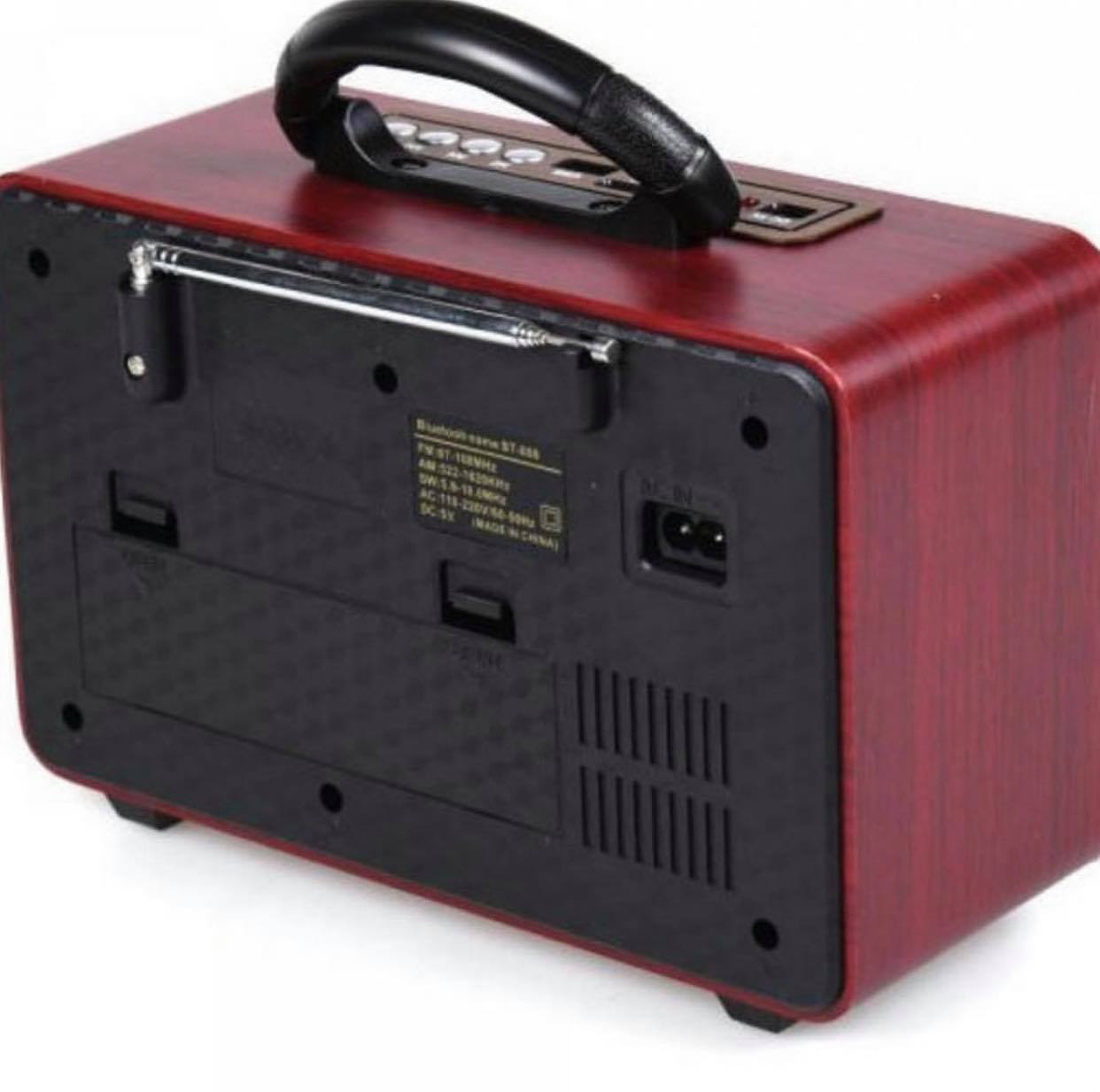 Bluetooth Zvučnik FM Radio + USB Retro NOVO 3