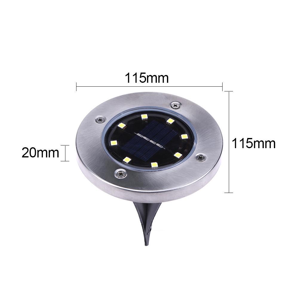 Baštenske solarne disk ubodne lampe 4 kom – Disk Lights 6