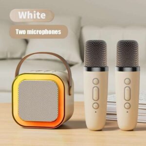Mini Bluetooth Zvučnik + 2 mikrofona - mini karaoke zvučnik