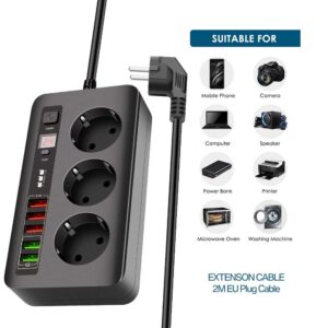 Produzni Kabal – Uticnice+USB - produžni kabl sa USB