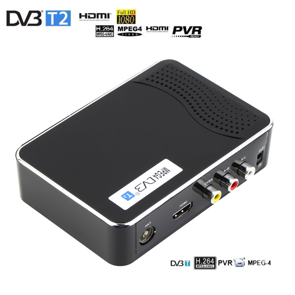 Mini DVB T2 sa adapterom na 12V i 220V - mini dvb t2