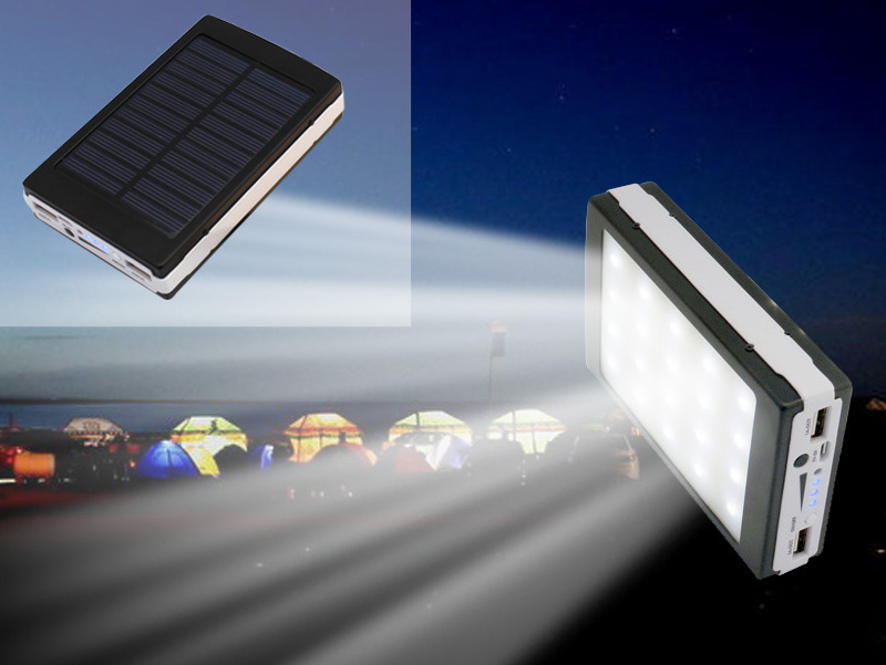 Solarni PowerBank + Led Svetlo NOVO 50000mAh 13