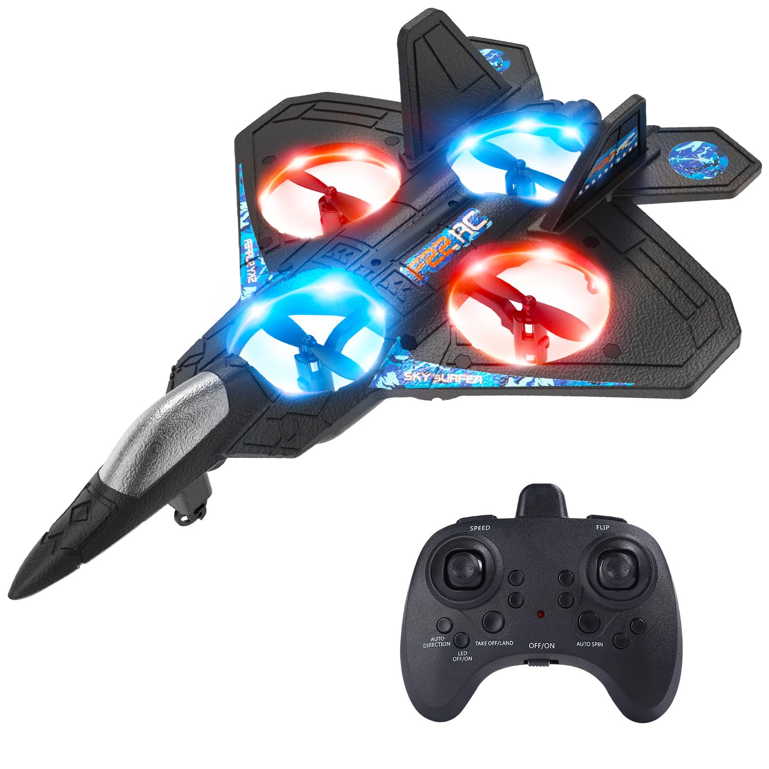 Leteći RC borbeni avion sa daljinskim 2
