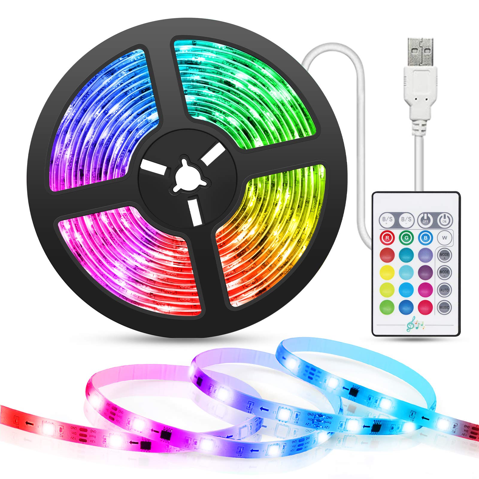 RGB Led Traka 5M USB - rgb led traka