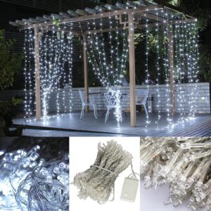 Led Dekorativna Zavesa Bela 3x3m i 3x6m - led zavesa bela