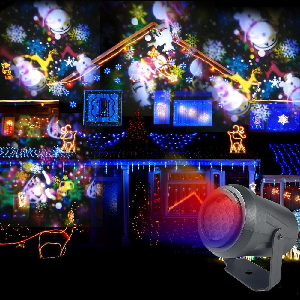 LED Projekciona Lampa – Laser 16 Božićnih Šablona 4