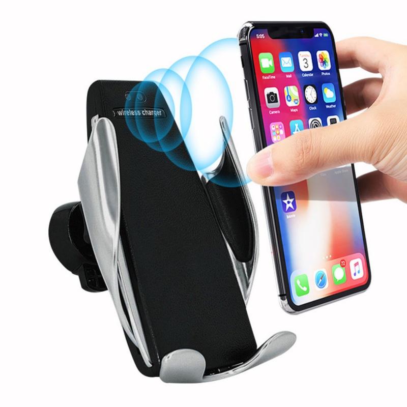 Auto držac za mobilni telefon i bežični WIFI punjač S5 sa senzorom 2