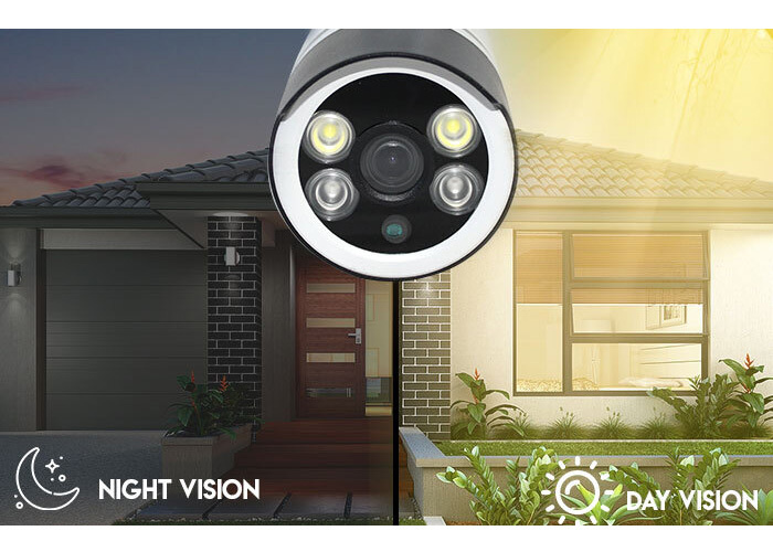Wireless WiFi IP Security Camera Outdoor 1080P CCTV Waterproof LED Floodlight 6