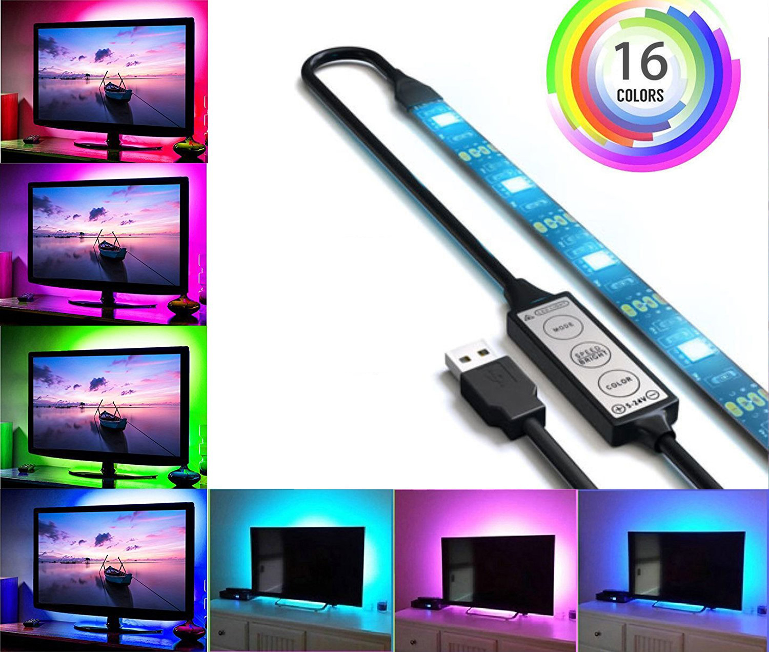 TV LED Traka RGB 1 Metar - rgb led traka za tv