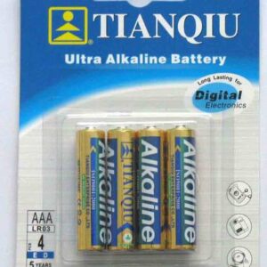 Tianqiu alkaline baterije LR03 1.5V 4 Komada (Tanje) - LR03 baterije