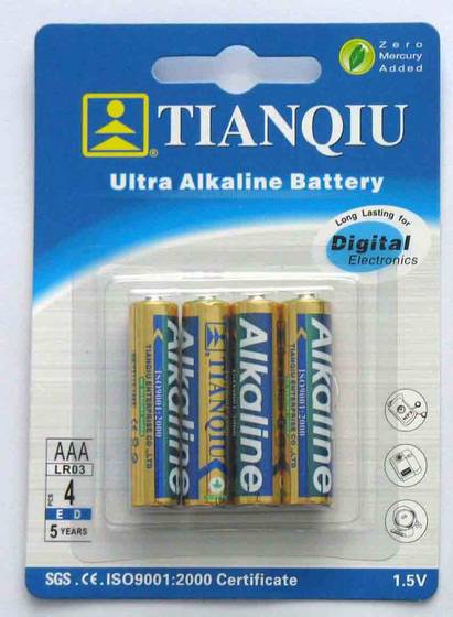 Tianqiu alkaline baterije LR6/1 1.5V 4 Komada (Deblje) - alkalne baterije LR6