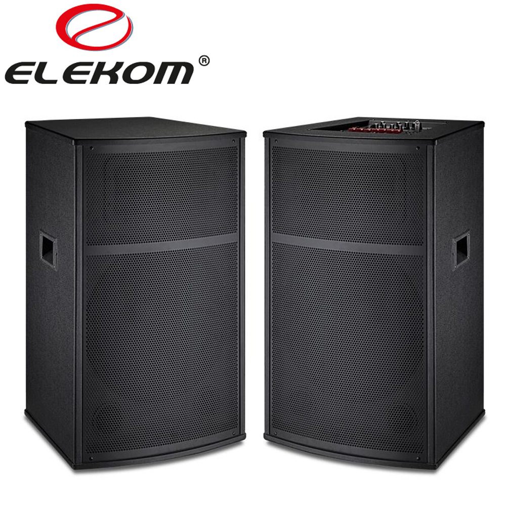 ELEKOM 3104 Karaoke Zvučnik 2×15″ 800W NOVO - karaoke zvučnik 800W