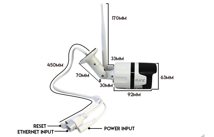 Wireless WiFi IP Security Camera Outdoor 1080P CCTV Waterproof LED Floodlight 7