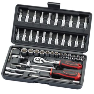 Nasadni Ključevi 1/4″ Set od 46 Delova - set nasadnih ključeva