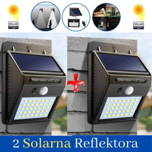 2 Solarna Led Reflektora (20 dioda) za 1200din! - solarni LED reflektor