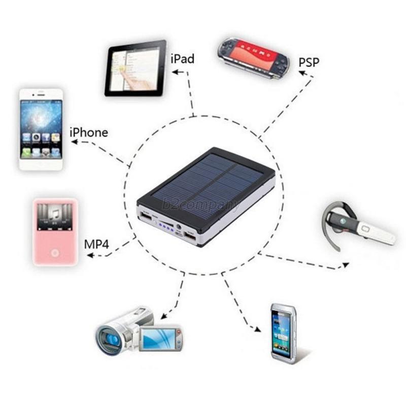 Solarni PowerBank + Led Svetlo NOVO 50000mAh 12