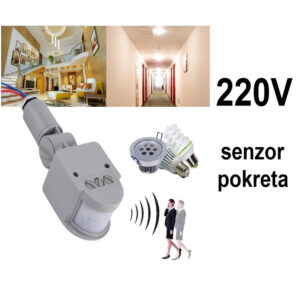 Senzor Pokreta Infracrveni 220V - senzor pokreta 220v
